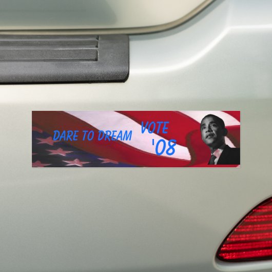 Obama Dare to Dream Bumpersticker (Op auto)