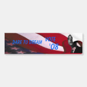 Obama Dare to Dream Bumpersticker (Voorkant)