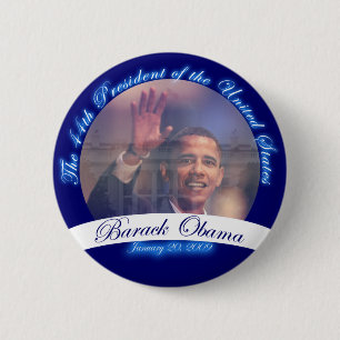 Obama: De 44e President Button voor inauguratie