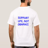 OBAMA DE BABY KILLER!! T-SHIRT (Achterkant)