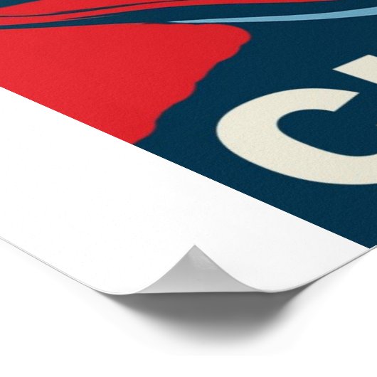 Obama de clown poster (Hoek)