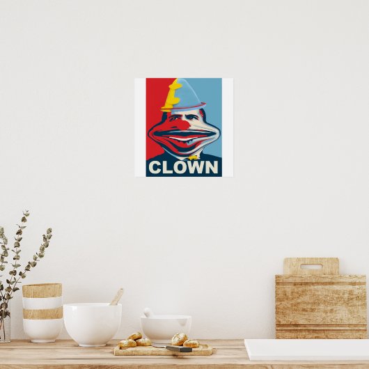 Obama de clown poster (Keuken)