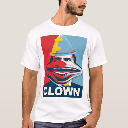 Obama de clown t-shirt (Voorkant)