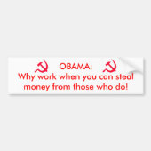 Obama de communist bumpersticker (Voorkant)