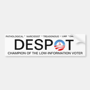 Obama de Despot Bumpersticker