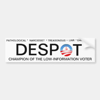 Obama de Despot Bumpersticker