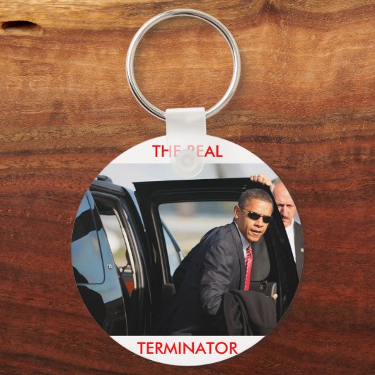Obama - De echte Terminator Sleutelhanger (Voorkant)