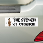 Obama, de STENCH, VAN WIJZIGING Bumpersticker (Op auto)