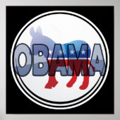 Obama Democraat Design Poster (Voorkant)