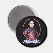 Obama Democratic Knight Magneet (Voorkant / Achterkant)