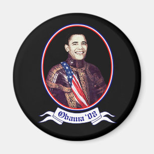 Obama Democratic Knight Magneet