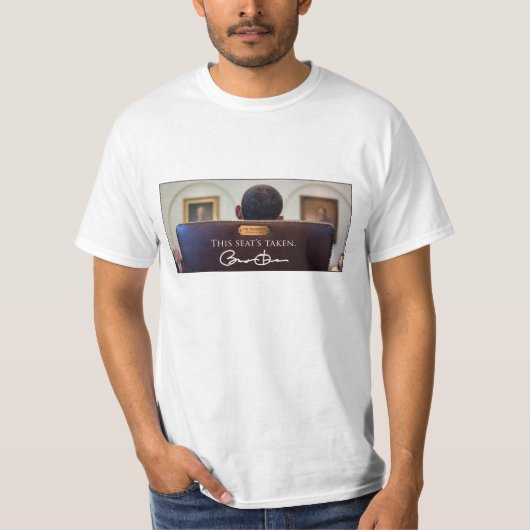 Obama: 'Deze stoel is ingenomen' herverkiezing 201 T-shirt (Voorkant)