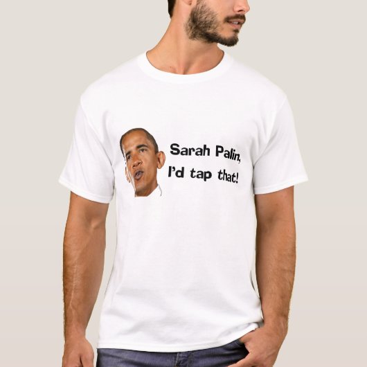 Obama digs Gov Palins advies over boringen T-shirt (Voorkant)