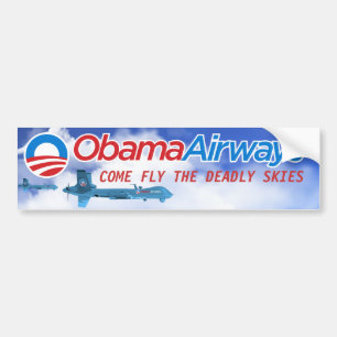 Obama Drone Parody Bumpersticker