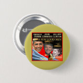 Obama Edwards Hillary Button (Voorkant /achterkant)