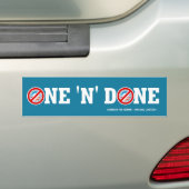 OBAMA EEN KEREL DOEN BUMPERSTICKER (Op auto)