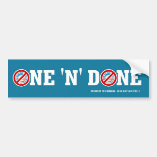 OBAMA EEN KEREL DOEN BUMPERSTICKER