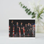 Obama-Eerste debat Briefkaart (Staand voorkant)