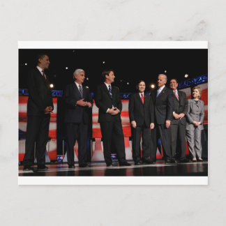 Obama-Eerste debat Briefkaart