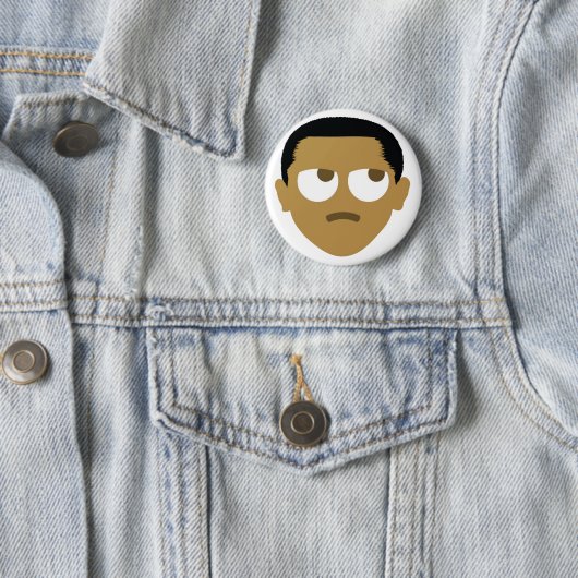 Obama Emoji POTUS Ronde Button 5,7 Cm (In situ)
