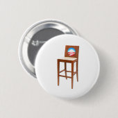 Obama Empty Chairman Ronde Button 5,7 Cm (Voorkant /achterkant)