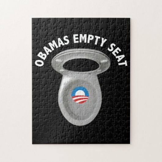 Obama Empty Chairman - Toilet Seat Legpuzzel (Verticaal)