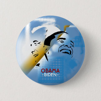 Obama en Biden Ronde Button 5,7 Cm