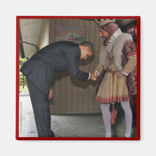 Obama en de koning magneet