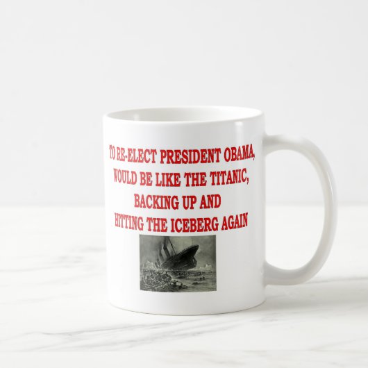 OBAMA EN DE TITANIC KOFFIEMOK (Rechts)