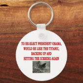 OBAMA EN DE TITANIC SLEUTELHANGER (Voorkant)