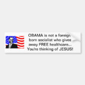 OBAMA en gezondheidszorg Bumpersticker (Voorkant)