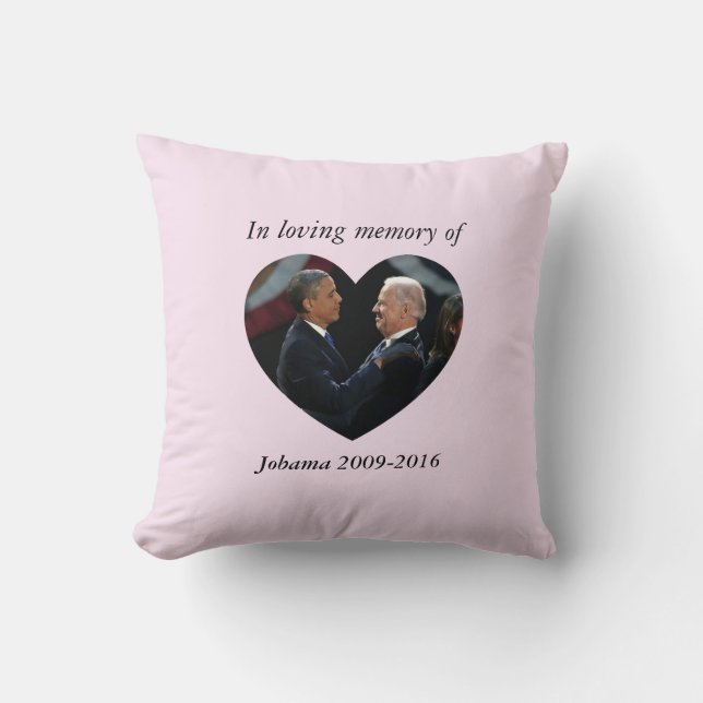 OBAMA EN JOE BIDEN PILLOW KUSSEN (Voorkant)