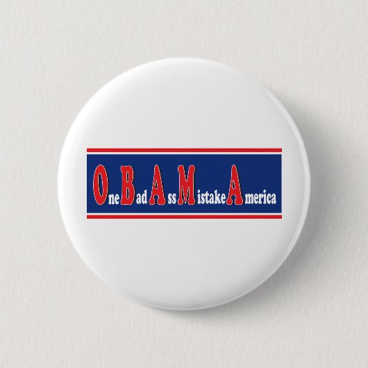 OBAMA.epsbig Ronde Button 5,7 Cm (Voorkant)