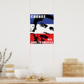 Obama - Er is verandering gekomen in Amerika Poster (Keuken)