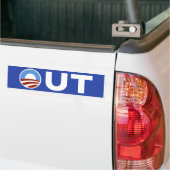 Obama eruit in 2010 bumpersticker (Op Truck)