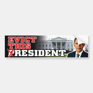 Obama-Evict deze inwoner-bumper sticker