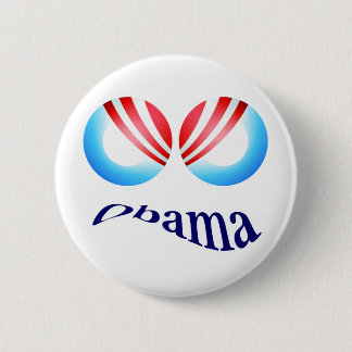 OBAMA EVIL EYES BUTTON