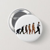 Obama-evolutie Ronde Button 5,7 Cm (Voorkant /achterkant)