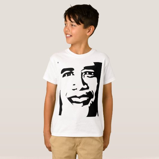 OBAMA Face-it. T-shirt (Voorkant volledig)