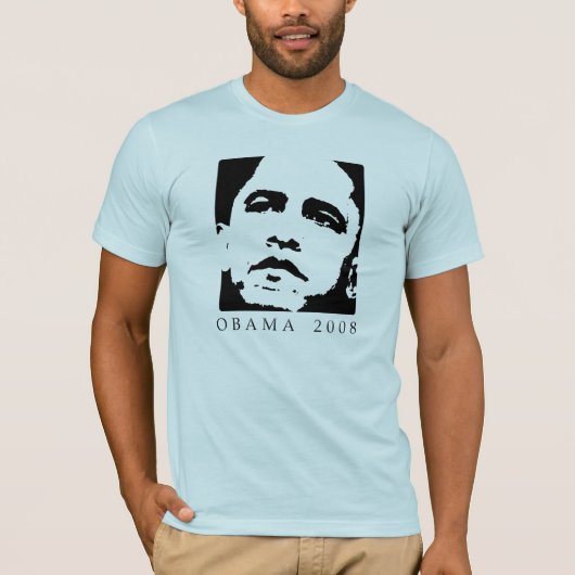 Obama Face T-shirt (Voorkant)