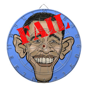 Obama FAIL Dartbord