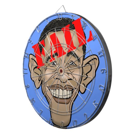 Obama FAIL Dartbord (Voorkant Rechts)
