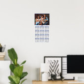 OBAMA FAMILIE KALENDER POSTER (Thuiskantoor)