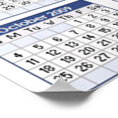 OBAMA FAMILIE KALENDER POSTER - Aangepast (Hoek)