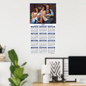 OBAMA FAMILIE KALENDER POSTER - Aangepast (Thuiskantoor)