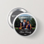 Obama Family 2-Button Ronde Button 5,7 Cm (Voorkant /achterkant)