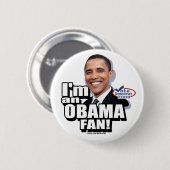Obama Fan Button  (Voorkant /achterkant)