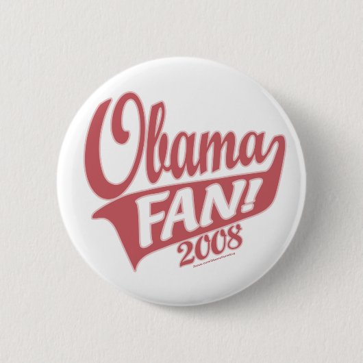 Obama Fan Button (Voorkant)