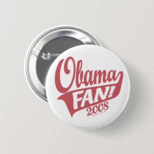 Obama Fan Button (Voorkant /achterkant)