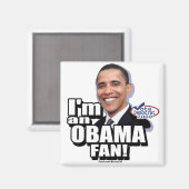 Obama Fan Magnet (Voorkant / Achterkant)